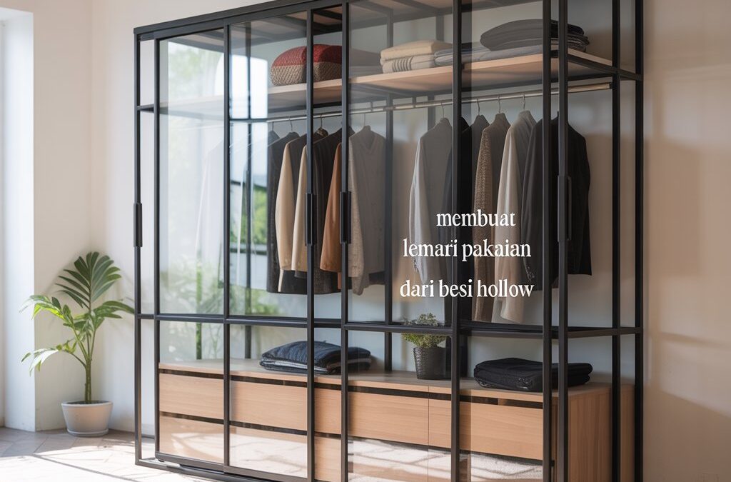 Cara Membuat Lemari Pakaian dari Besi Hollow, Hunian Minimalis